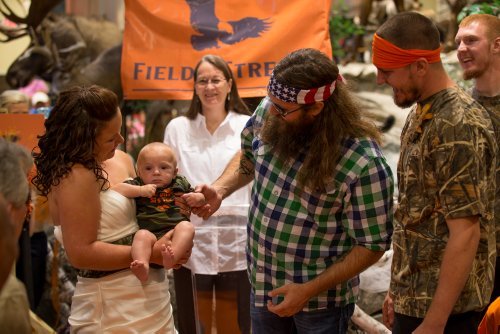 Two months ago, Willie Robertson surprised a couple at Field & Stream wedding in Pennsylvania