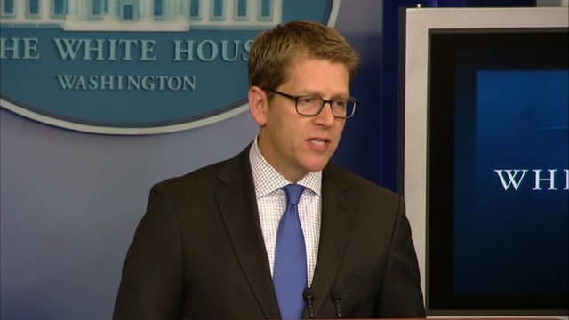 White House spokesman Jay Carney said an ongoing White House intelligence policy review would account for privacy concerns