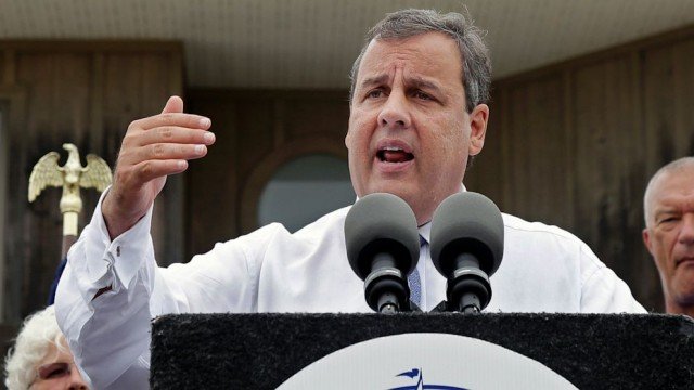 Chris Christie was declared the unofficial winner by the US media just minutes after the polls closed