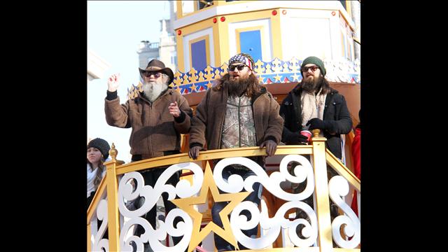 Duck Dynasty stars were thrilled to be a part of Macy’s Thanksgiving Day Parade in New York