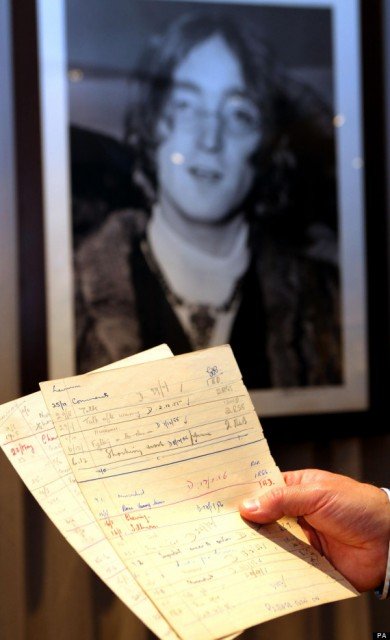 John Lennon's school detention documents are being put up for sale