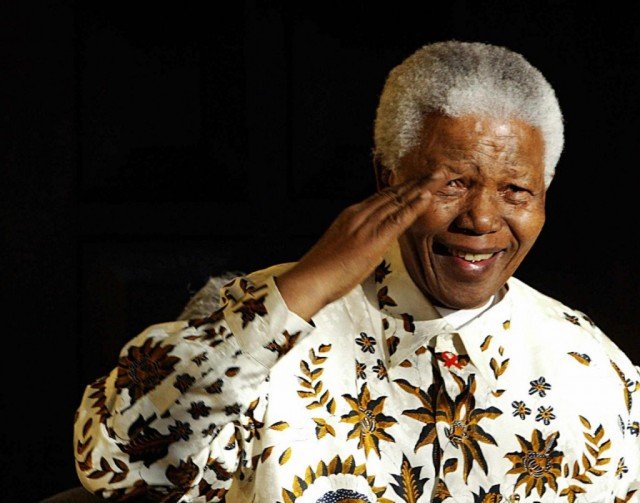 Nelson Mandela is still unable to speak but uses facial expressions to communicate