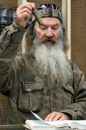 Phil Robertson assembled the Duck Commander’s 1 millionth call of the year at the company’s retail store