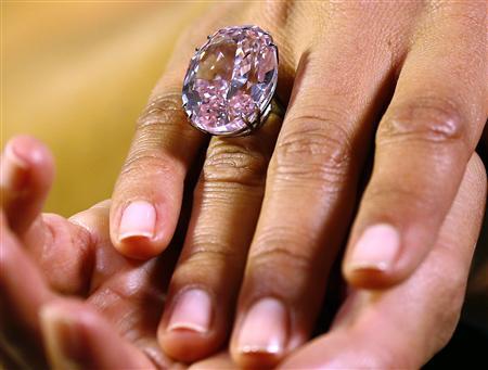 Pink Star diamond has sold for $83 million at a Sotheby’s auction in Geneva 