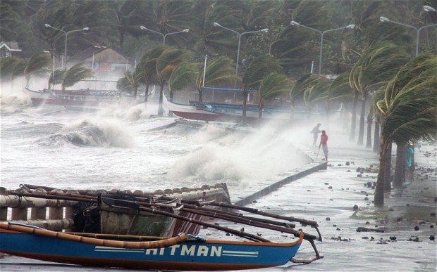 Typhoon Haiyan has killed more than 120 people in the Philippines