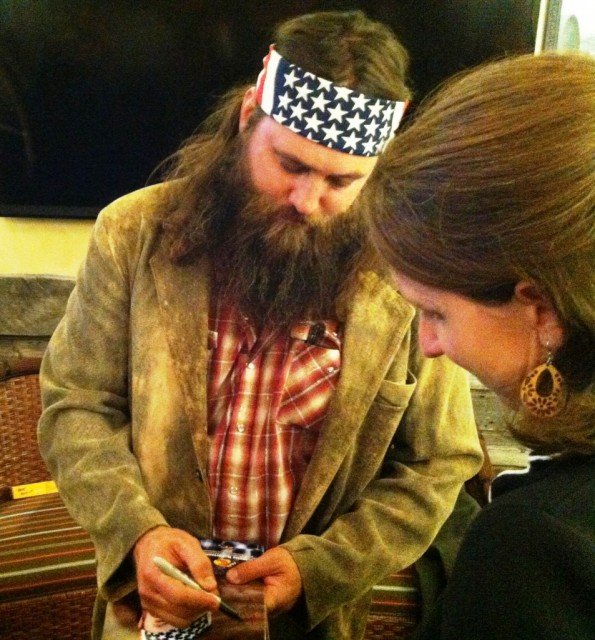 Willie Robertson was the big star at Wednesday’s opening of the Bass Pro Shops in Colorado Springs