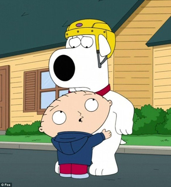 Brian Griffin is back from the dead for a very special Christmas episode of Family Guy