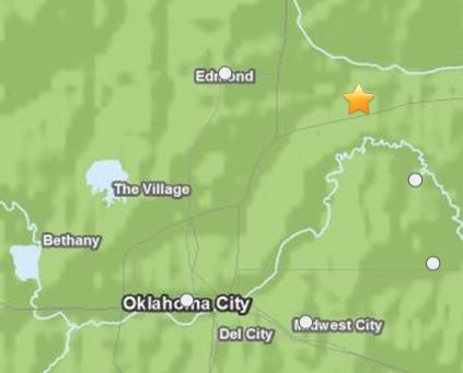 Central Oklahoma has been hit by a 4.5-magnitude earthquake on Saturday