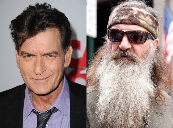 Charlie Sheen has waded into the controversy surrounding Duck Dynasty’s Phil Robertson with a long rant on social media