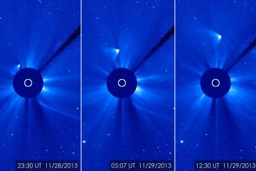 Comet ISON appears to have survived a close encounter with the Sun that had threatened to vaporize it