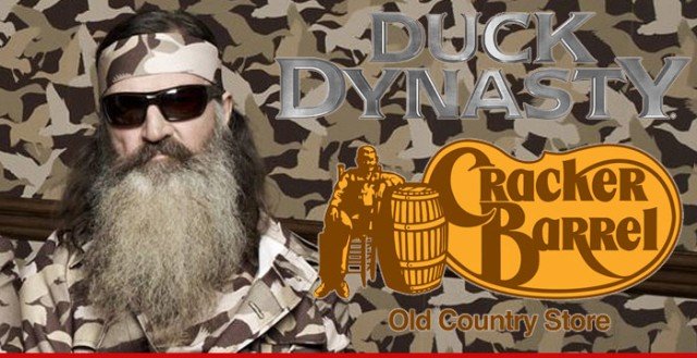 Cracker Barrel announced it was pulling select Duck Dynasty products from its shelves following Phil Robertson’s controversial comments