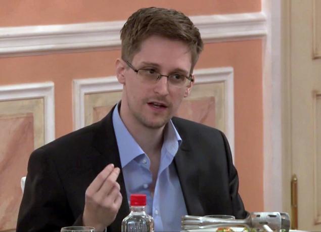 Former NSA systems analyst Edward Snowden
