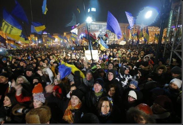Mass protests in Kiev were sparked by the government's decision not to sign an association deal with the EU