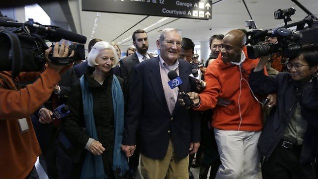 Merrill Newman has arrived in San Francisco after being released by North Korea