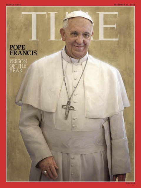 Pope Francis has been named Person of the Year 2013 by Time magazine after only nine months in office