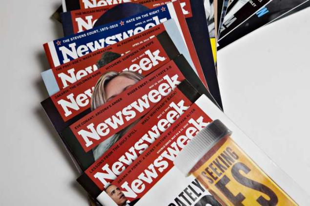 Print issues of Newsweek magazine will be available at the newsstands starting next year