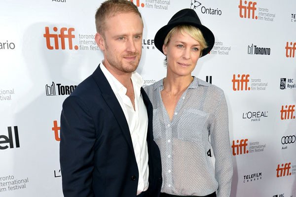 Robin Wright got engaged to Ben Foster after almost two years of dating
