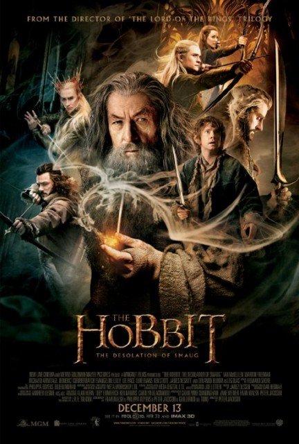 The Hobbit: The Desolation of Smaug has topped the North American box office for a second consecutive weekend