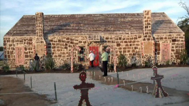 The giant gingerbread house in Bryan, Texas, has been declared the biggest ever by Guinness World Records