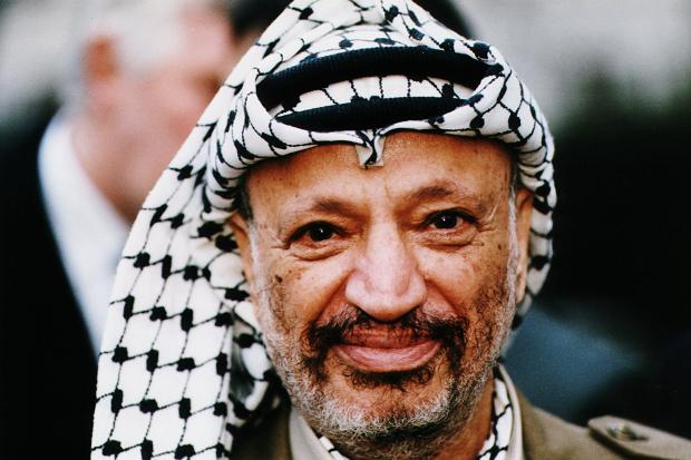 Yasser Arafat fell violently ill in October 2004 at his compound