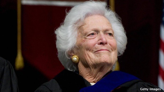 Barbara Bush spent nearly a week in a Houston hospital being treated for pneumonia