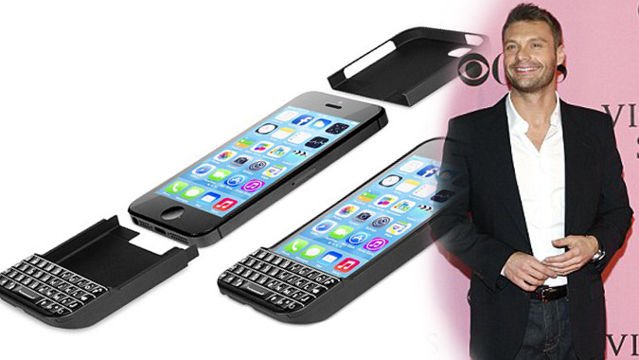 BlackBerry has filed a copyright infringement lawsuit against the company co-founded by Ryan Seacrest that makes a keyboard case for the iPhone