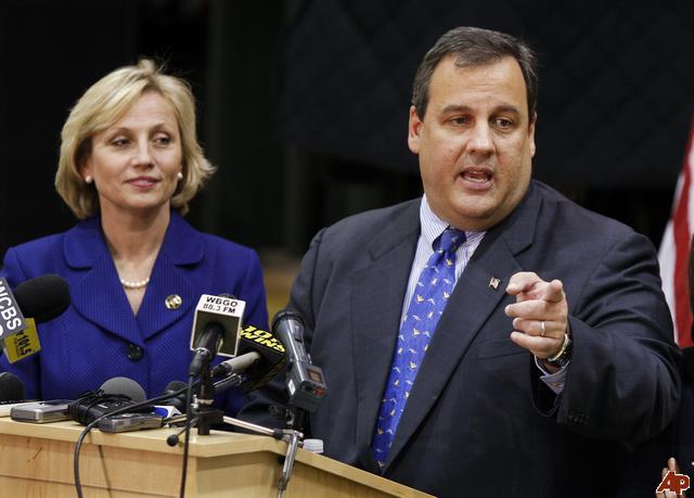 Chris Christie's deputy,  Lieutenant Governor Kim Guadagno, has denied claims that they threatened to withhold disaster funds from Hoboken