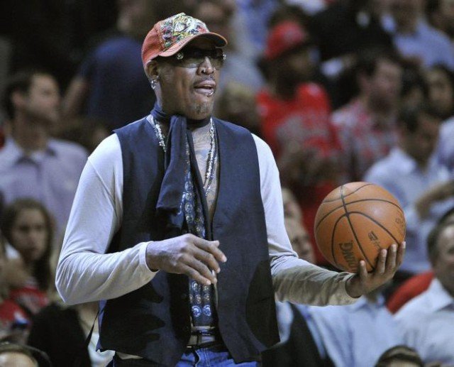 Dennis Rodman has unveiled the team of former NBA players to play an exhibition basketball game in Pyongyang