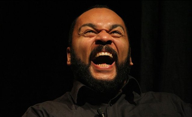 Dieudonne M'Bala M'Bala has been questioned by police after bailiffs alleged they were fired on with rubber bullets at the French comedian’s house