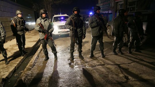 Four UN employees and a senior IMF official were among 21 people killed in a suicide bomb and gun attack on Taverna du Liban restaurant in Kabul