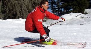 Michael Schumacher injured himself in a skiing accident in the French Alps
