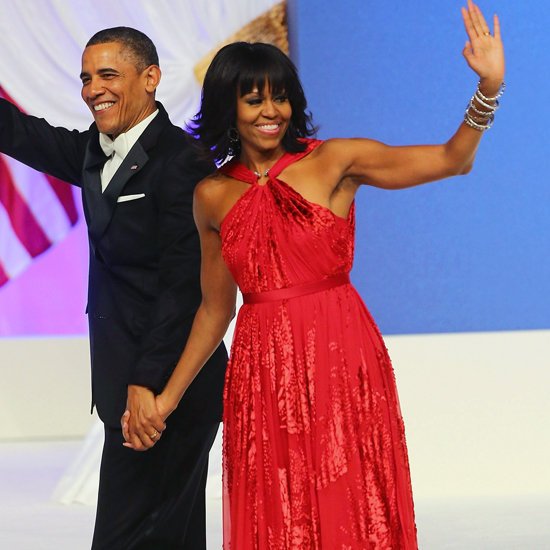 Michelle Obama’s ruby-colored chiffon gown made by designer Jason Wu is being lent to the National Museum of American History for a year 