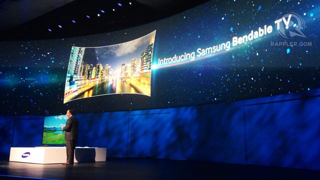 Samsung has unveiled the Bendable TV at CES 2014