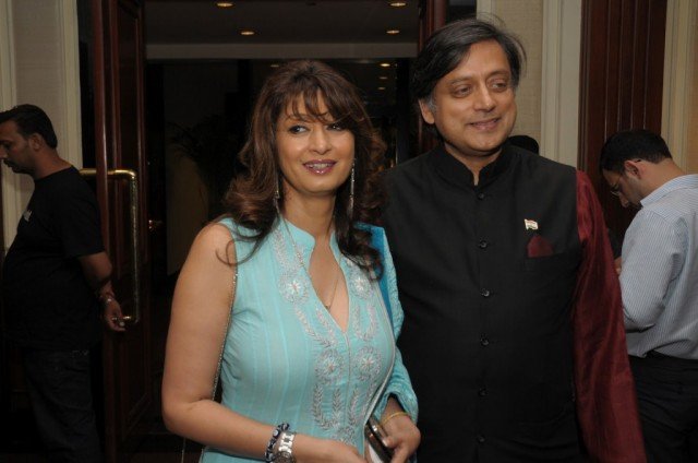 Shashi Tharoor and Sunanda Pushkar became embroiled in a row last week after Twitter messages suggested he was having an affair with Pakistani journalist Mehr Tarar