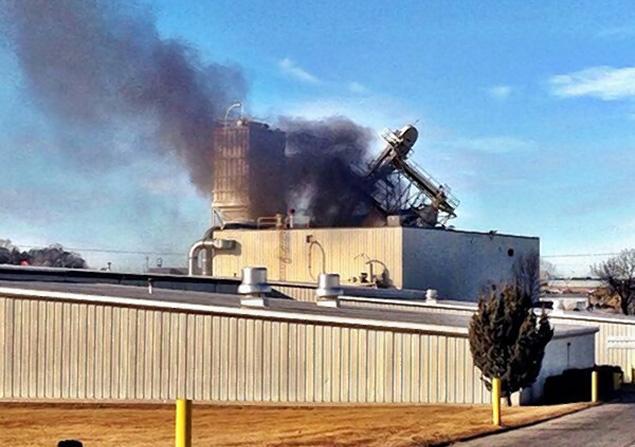 Two people have died and 10 others were seriously hurt in an explosion and partial building collapse at an animal feed processing plant in Omaha