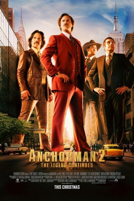 A longer cut of Anchorman 2: The Legend Continues is to be released in US and UK cinemas for a single week