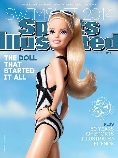 Barbie doll is flaunting her frame in Sports Illustrated Swimsuit's 50th anniversary issue that's hitting stands on Tuesday