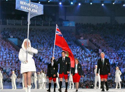 Despite temperatures below 40 F, Team Bermuda made its appearance at Sochi Winter Games Opening Ceremony rocking the namesake leg garment of their nation