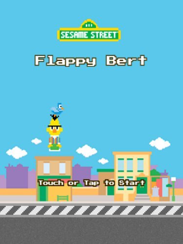 Flappy Bert parodies Flappy Bird, with players having to guide the Sesame Street character through various pipes