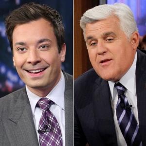 Jimmy Fallon feted his predecessor Jay Leno as the nicest guy in the business
