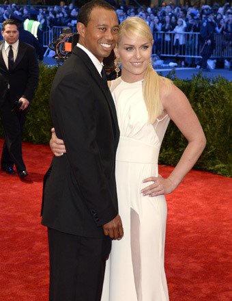 Lindsey Vonn opened up about attending the 2013 Met Gala last May with boyfriend Tiger Woods