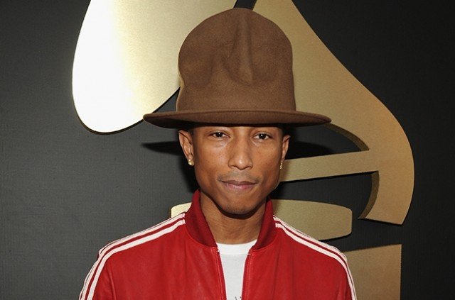 Pharrell Williams is auctioning the hat he wore at this year's Grammy Awards