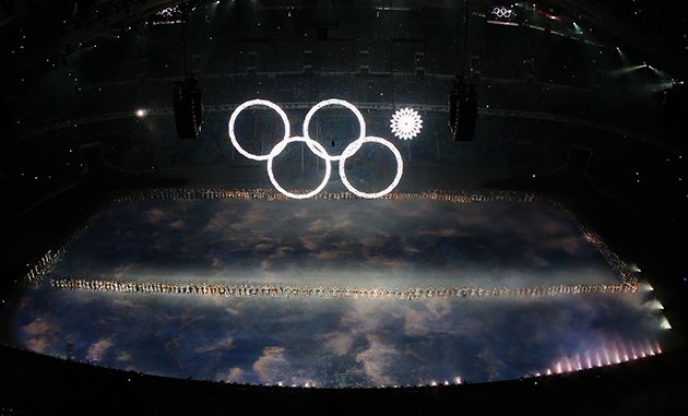 Sochi Winter Games 2014 opening ceremony kicked off with Olympic ring glitch
