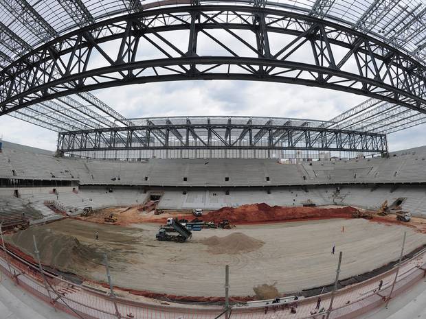 The Arena da Baixada in Curitiba was one of six World Cup venues to miss an initial December 31 deadline