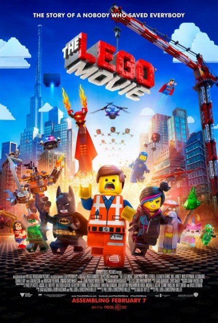 The Lego Movie topped the North American box office this weekend taking $69.1 million