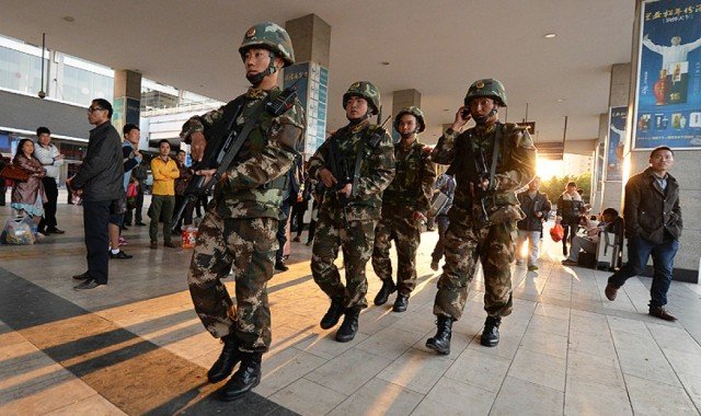 Chinese police captured three suspects involved in Saturday's deadly mass knife attack at Kunming railway station