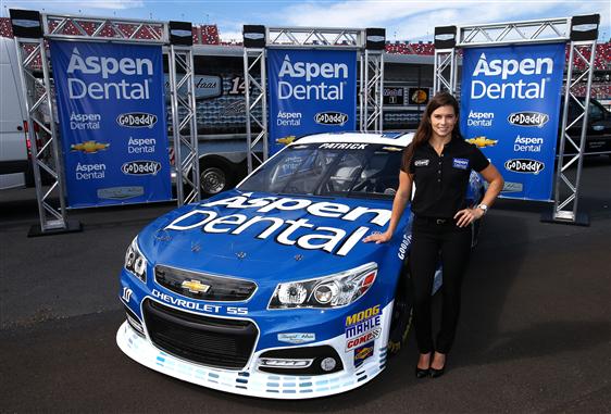 Danica Patrick will be sporting a new look with sponsorship from Aspen Dental at LVMS