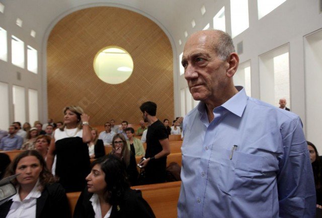 Ehud Olmert has been convicted of bribery in a case which forced him to resign to office in 2008