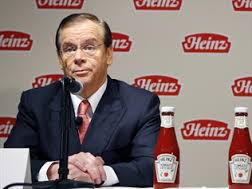 Heinz former CEO William Johnson received $110.5 million for the final eight months of 2013