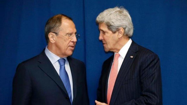John Kerry and Sergei Lavrov have arrived in Paris for crisis talks on Ukraine